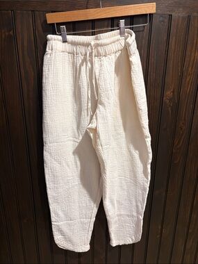 Pact Women’s White Linen Pants